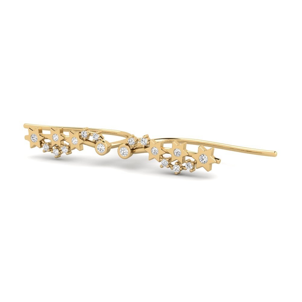 Moissanite Brincos Feminino Ododen
