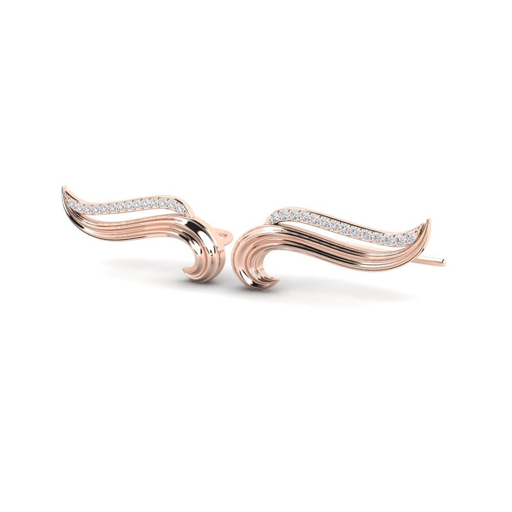 Diamant Damen ohrring Ouget