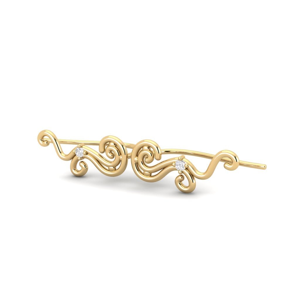 White sapphire Women's Earring Ovit