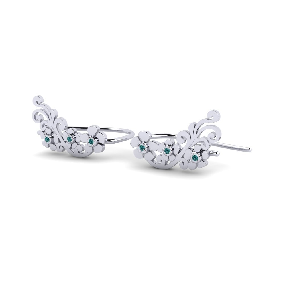 Blue Diamond Women's Earring Parapa