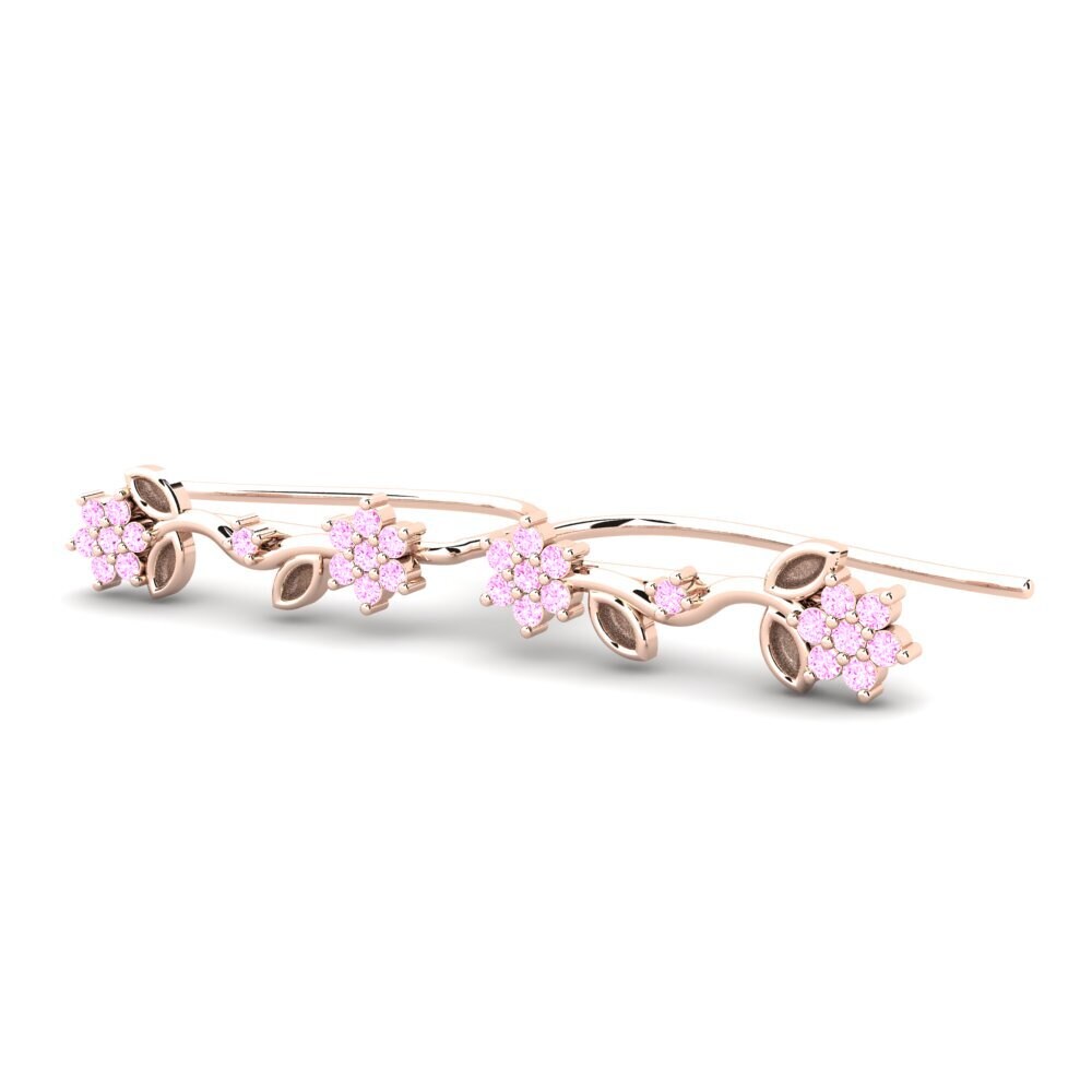 14ct Rose Gold Women's Earring Rileg