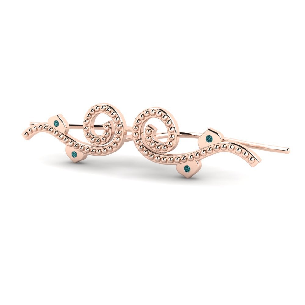 Blue Diamond Women's Earring Septe