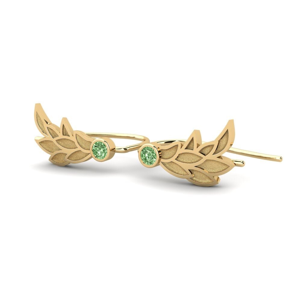 Diamant Vert Boucle d'oreille femme Suka