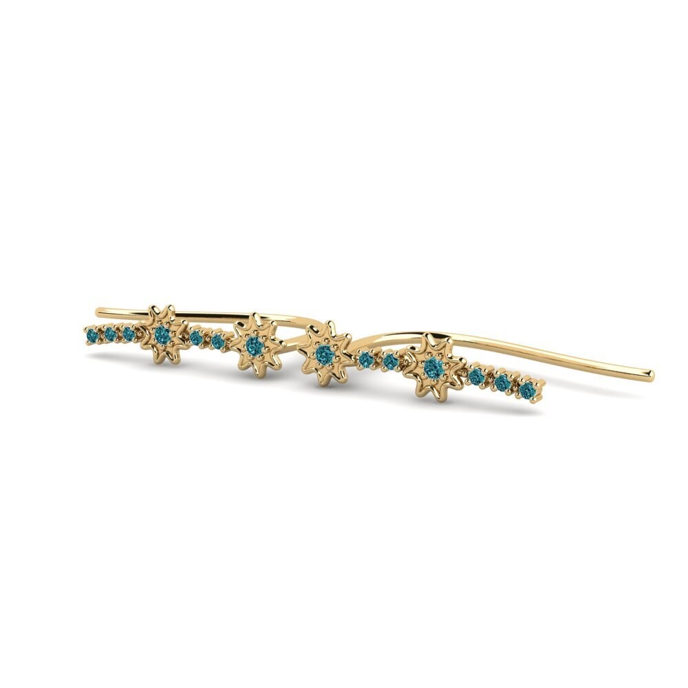 Blue Diamond Women's Earring Unmu