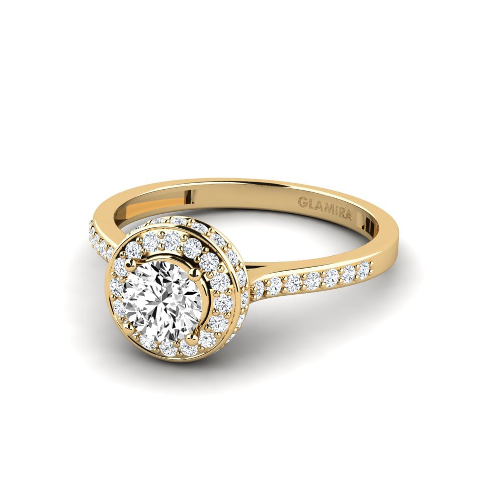 Moissanite Engagement Ring Fendr - A