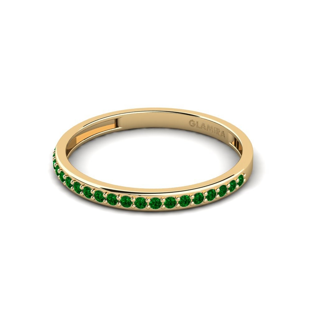 Grüner Zirkonia Ring Fendr - B