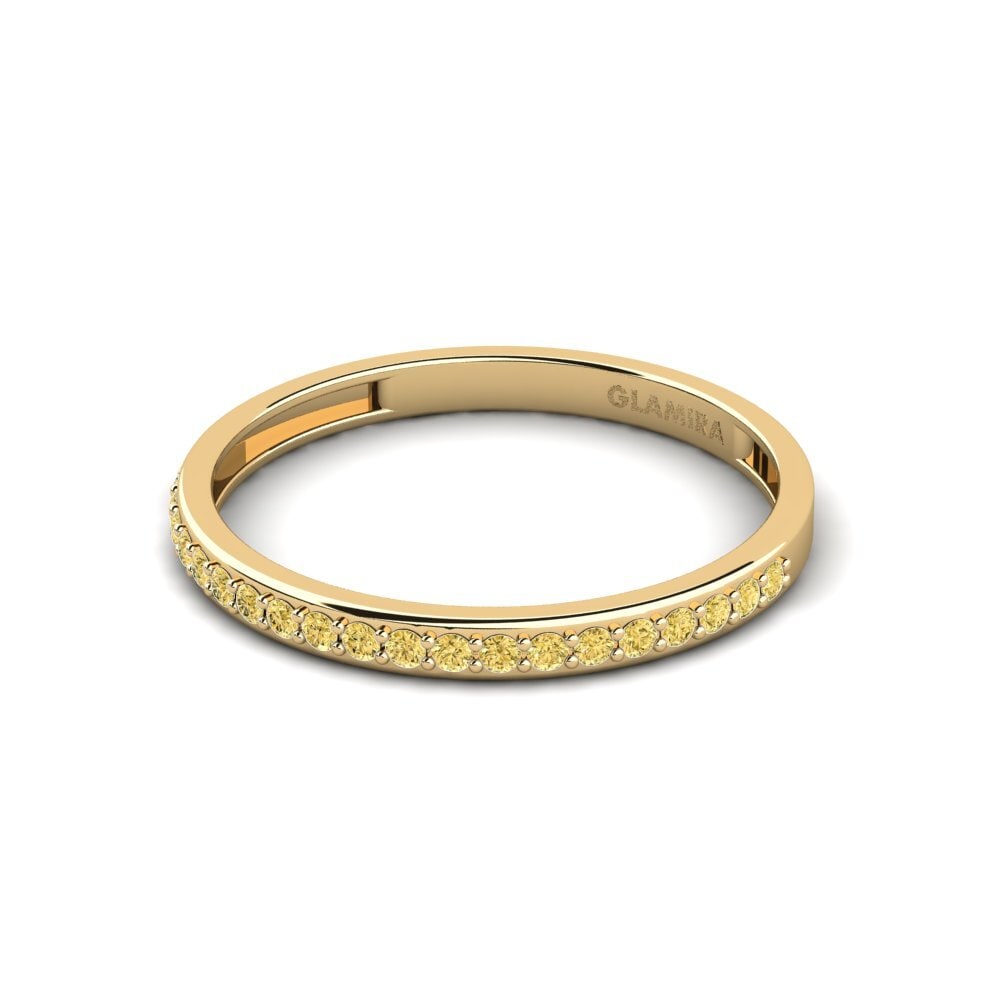 Yellow Diamond Ring Fendr - B