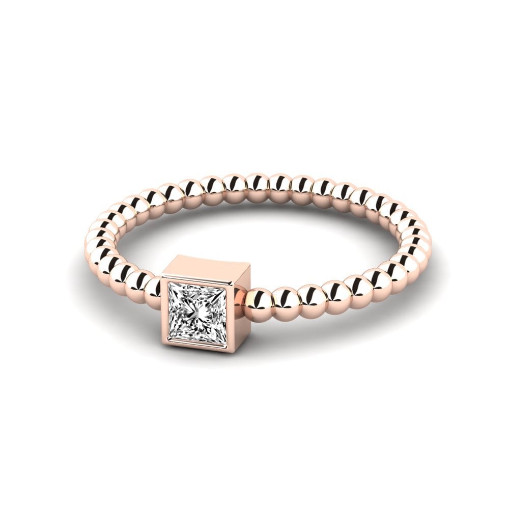 Moissanite Stackable Ring Inglith - A