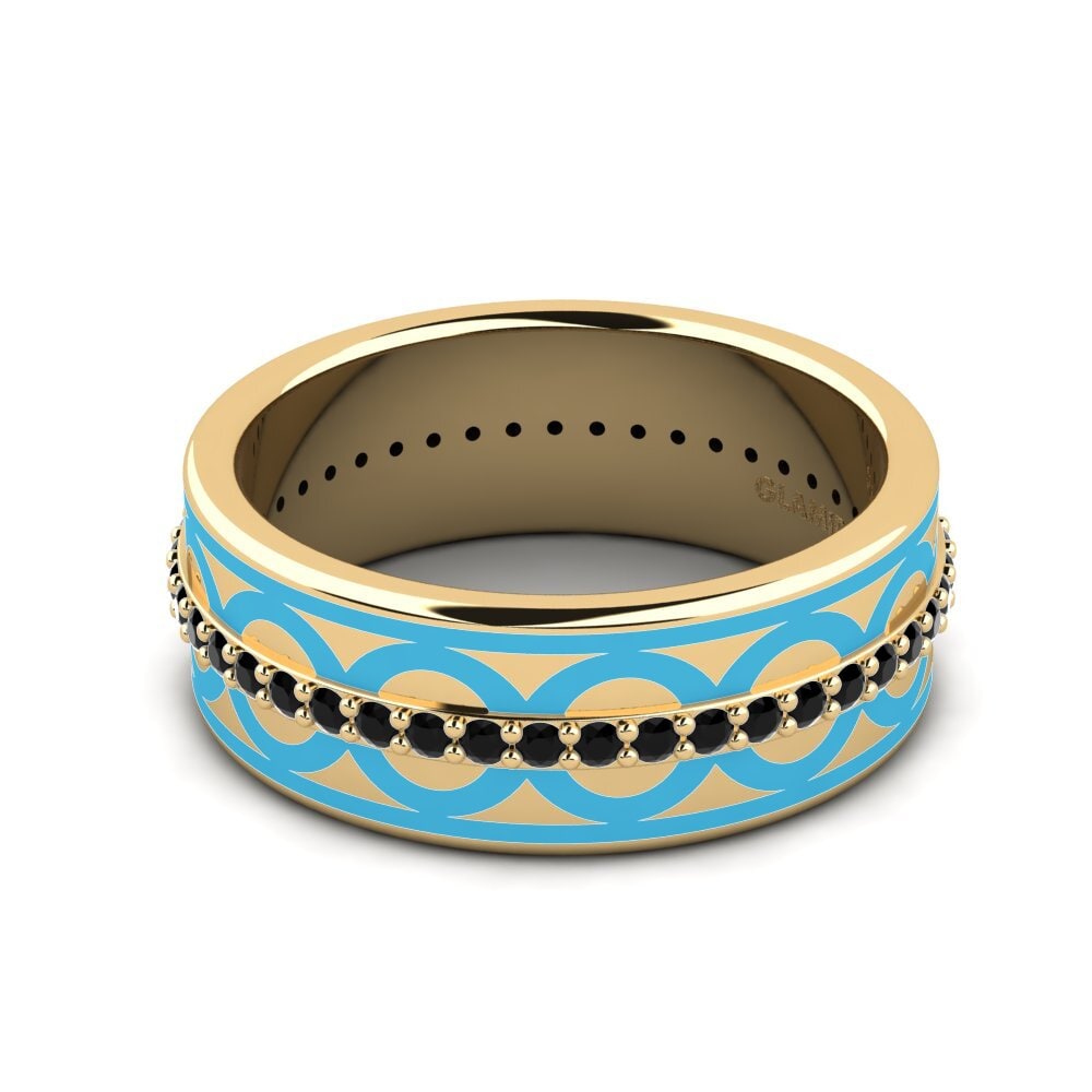 Schwarzer Diamant Ring Natacha - A
