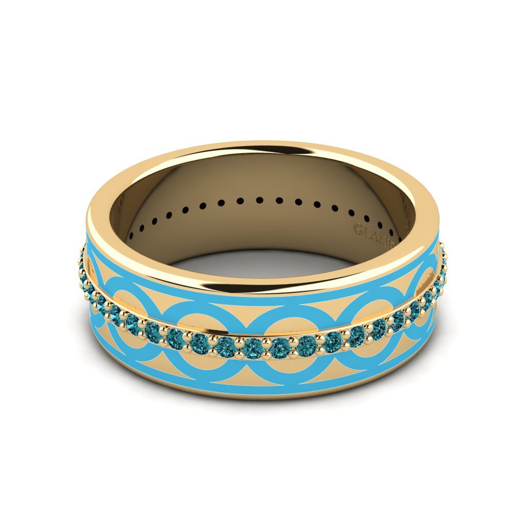 Blauer Diamant Ring Natacha - A