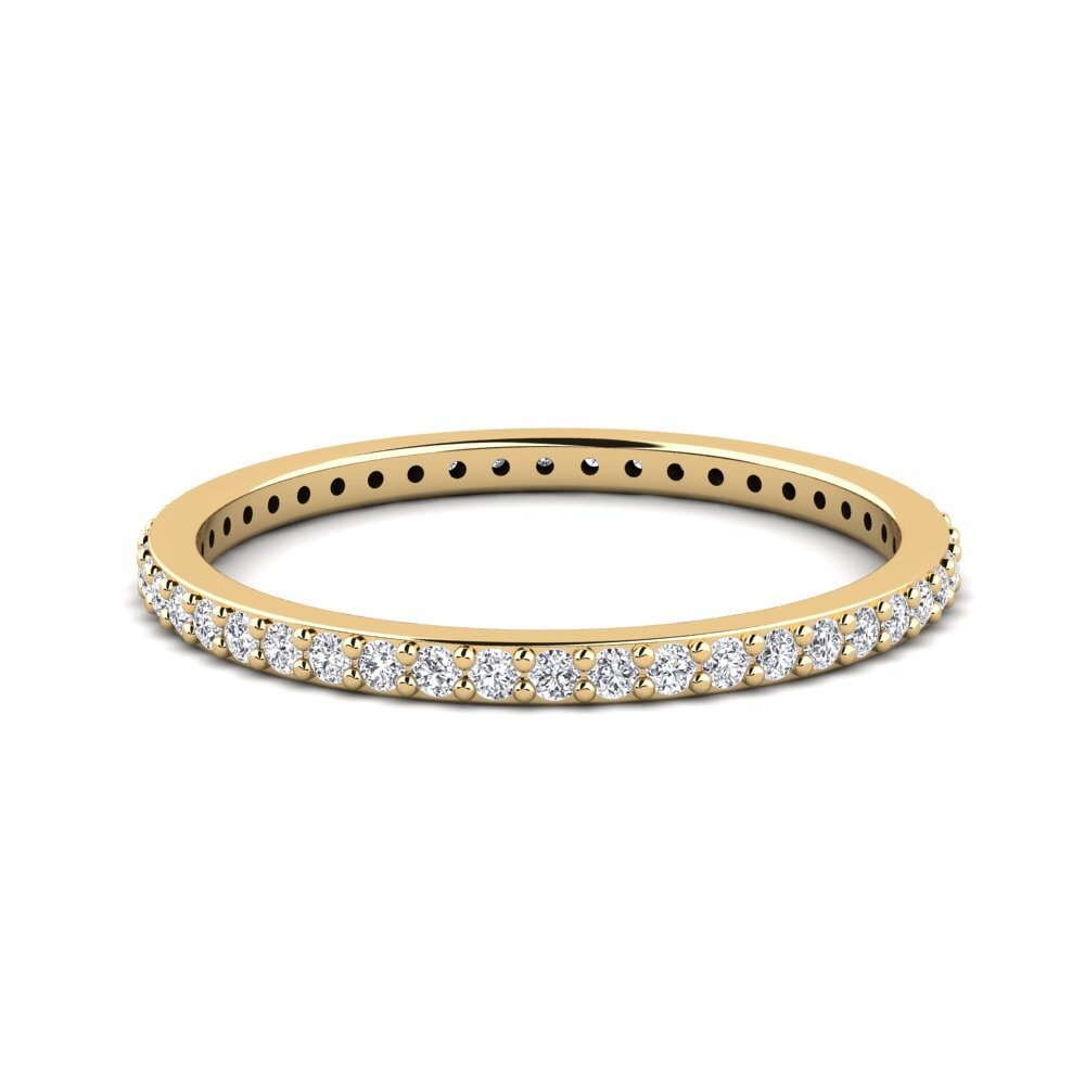 Labor-gezüchteter Diamant Stapelbarer Ring Natacha - B