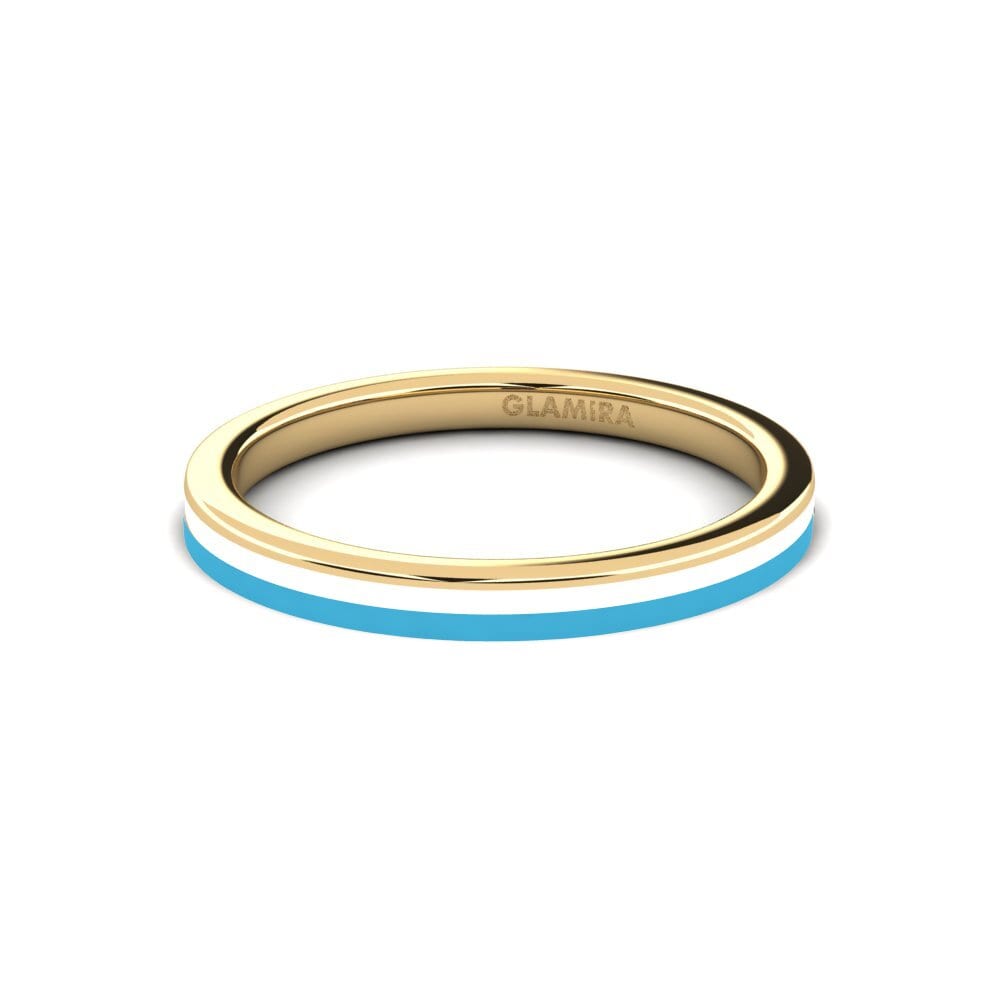 Gelbgold 750 Stapelbarer Ring Sephuf - A