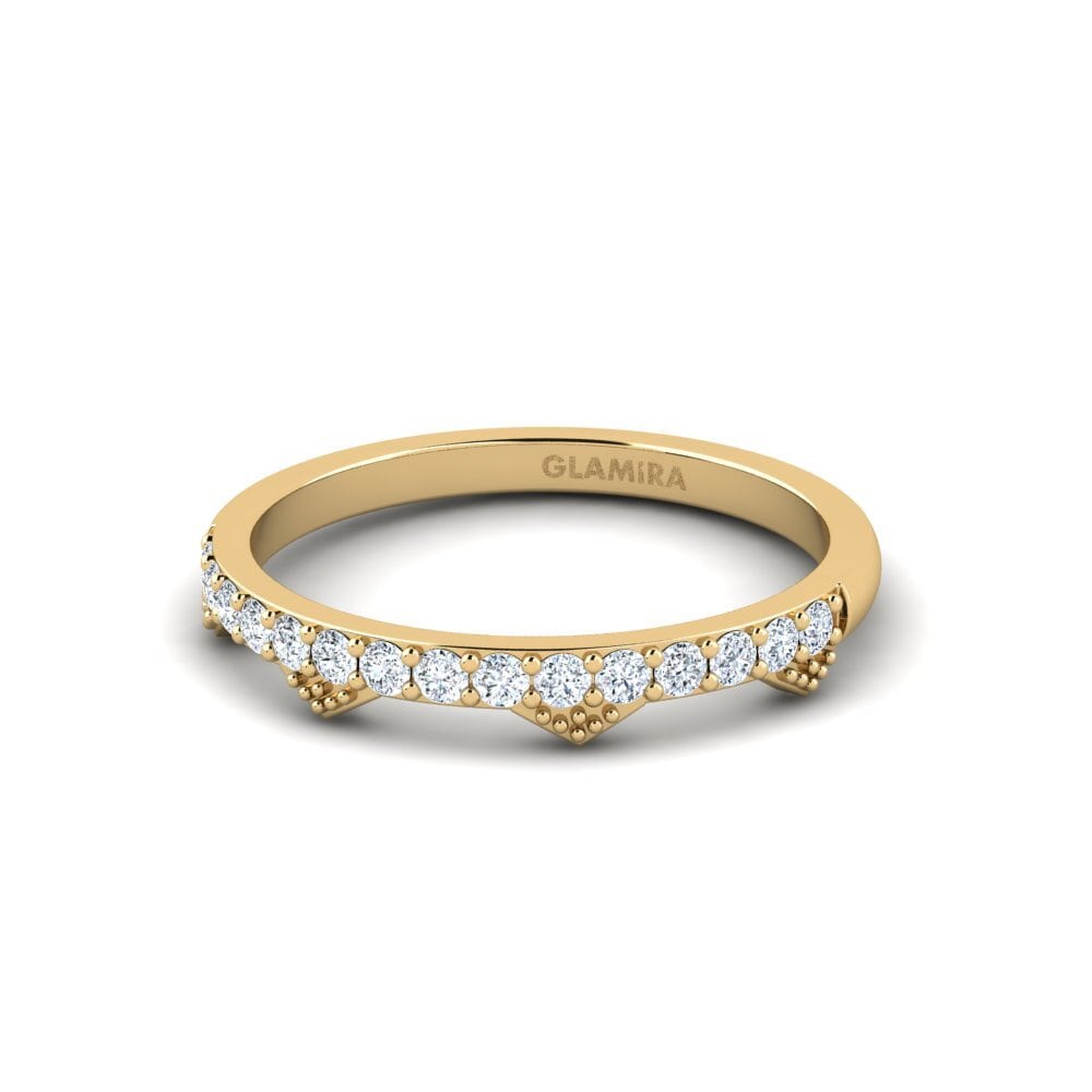 Labor-gezüchteter Diamant Stapelbarer Ring Sephuf - B