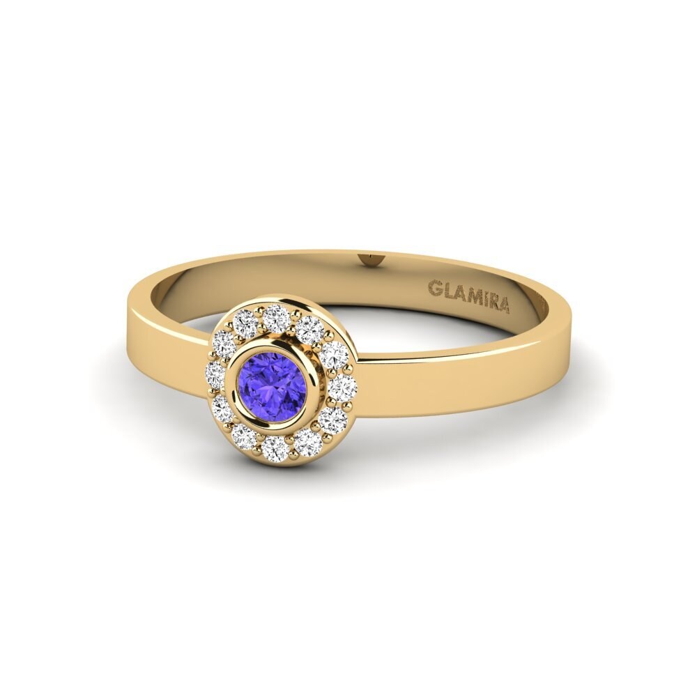 Tanzanita Anillo apilable Siorgr - A