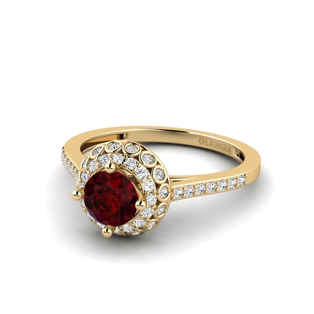 Granate Anillo de compromiso Syfig - A