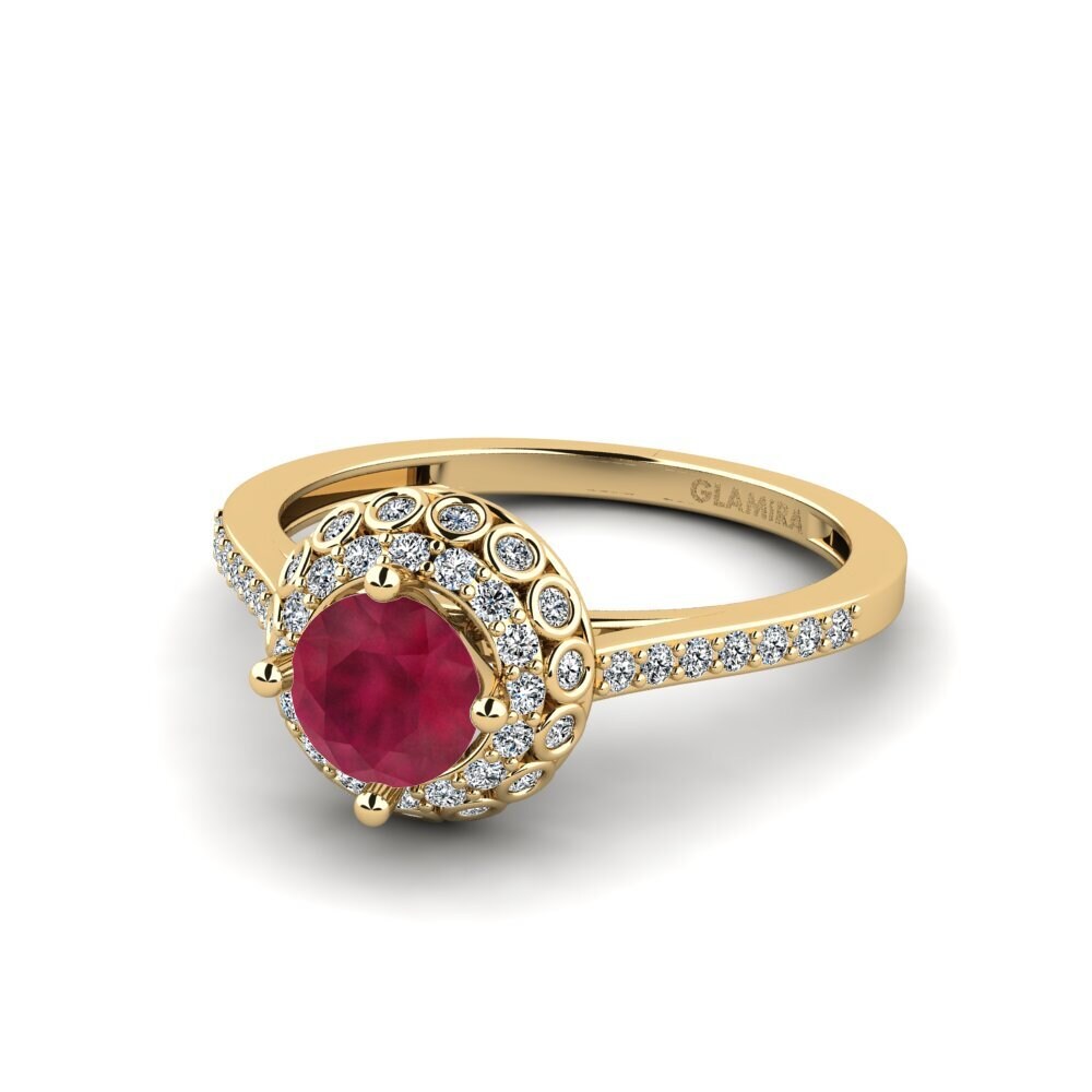 Rubí Anillo de compromiso Syfig - A