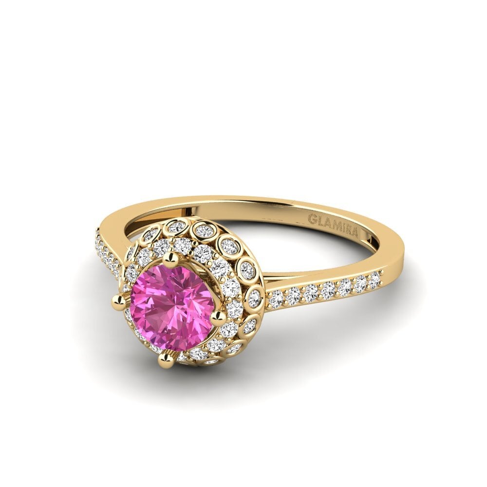 Topacio Rosa Anillo de compromiso Syfig - A