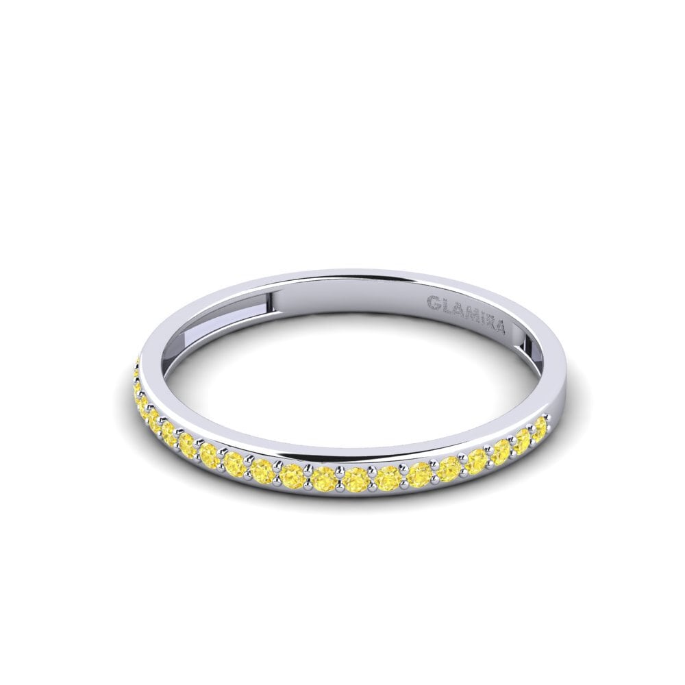 Zafiro amarillo Anillo Syfig - B