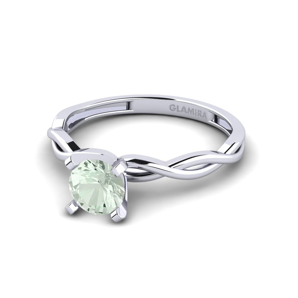 Amatista verde Anillo de compromiso Xoden - A