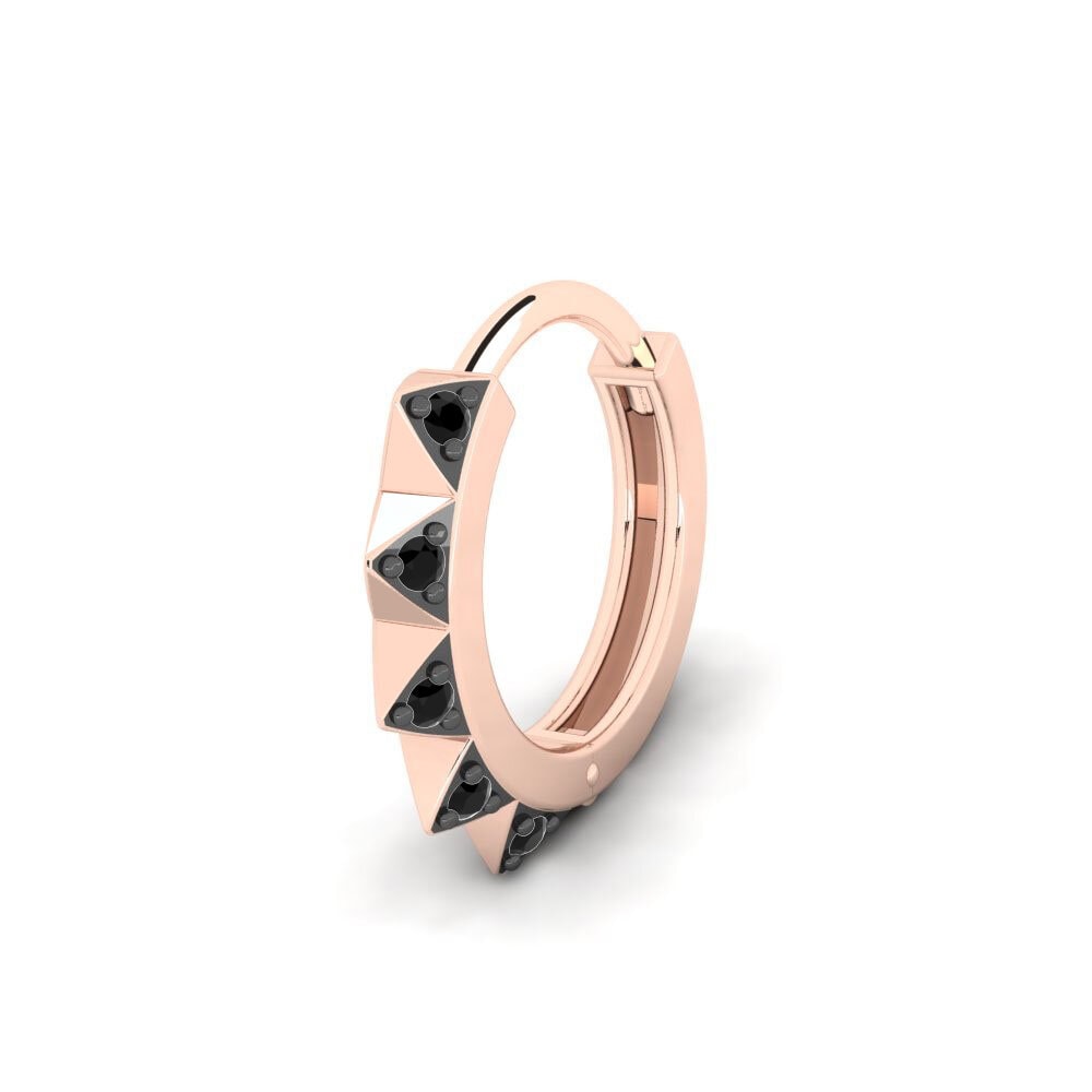 9k Oro Rosa Pendiente para hombre Mearing