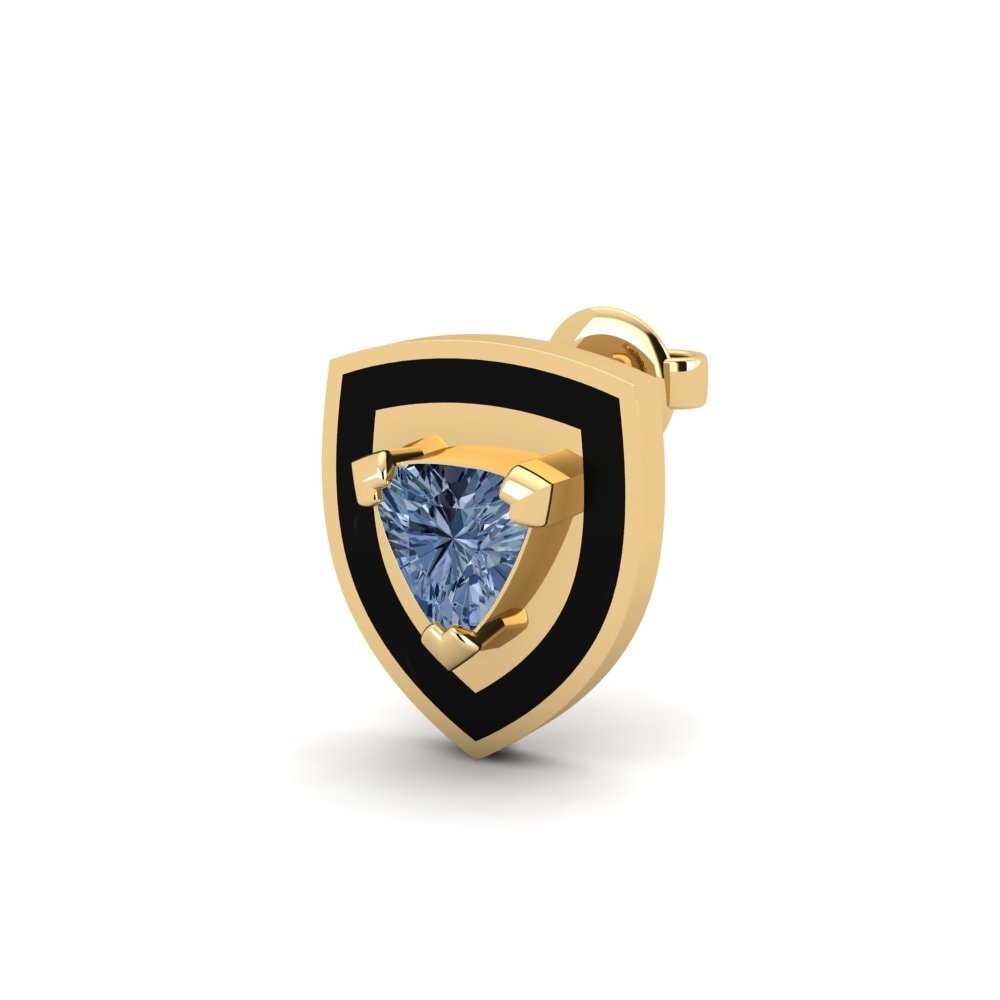 Diamante Azul Pendiente para hombre Palundi