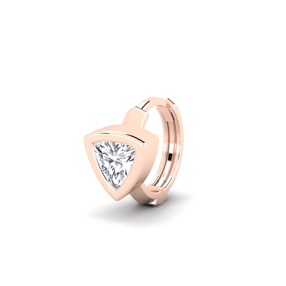 18k Oro Rosa Pendiente para hombre Terav