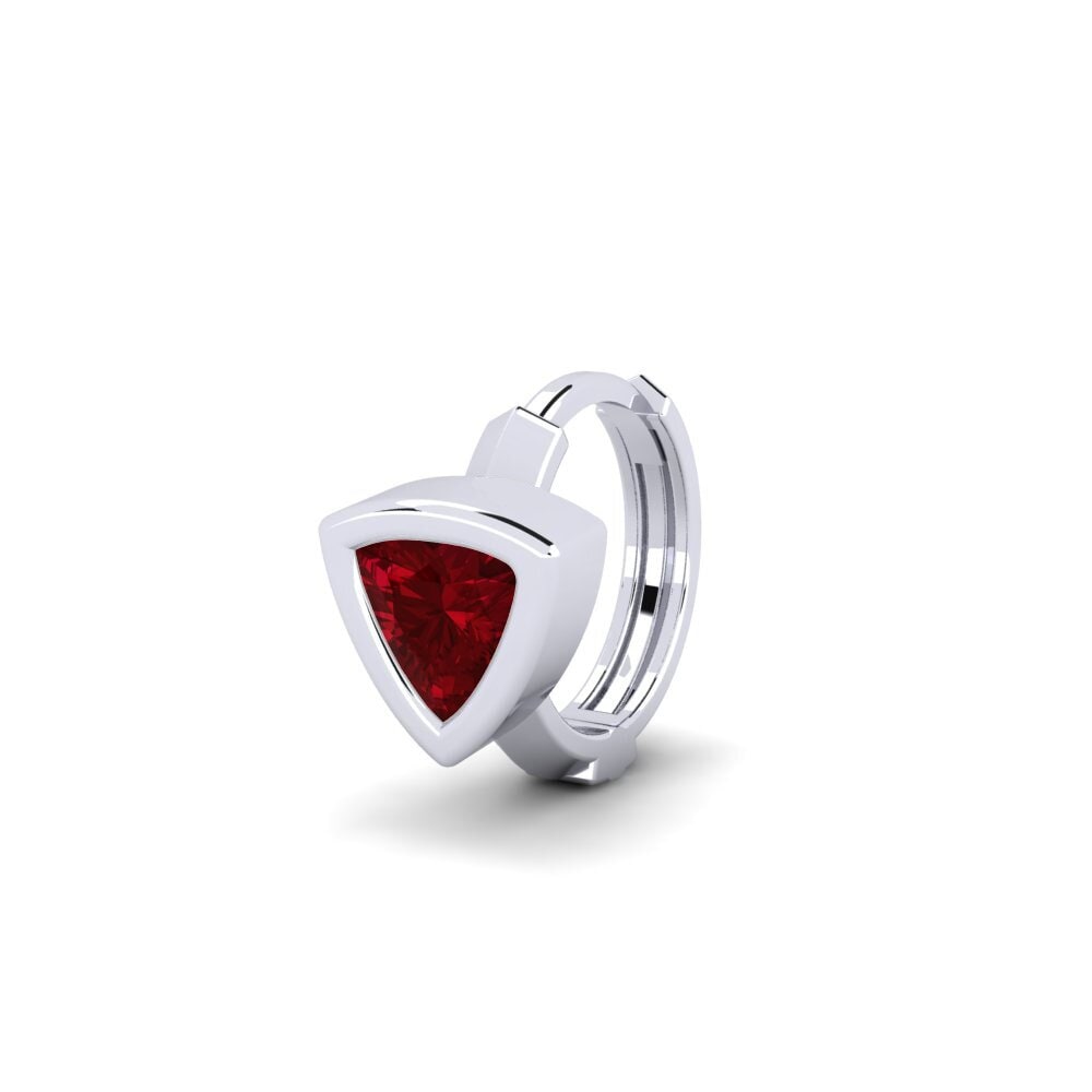 Circonita Roja Pendiente para hombre Terav