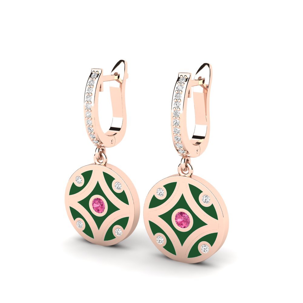 Pink Tourmaline Women's Earring Jahel