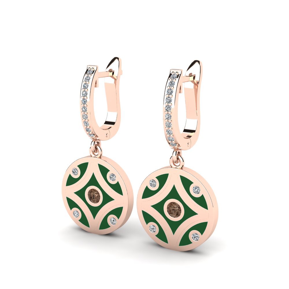 Smoky Quartz Women's Earring Jahel