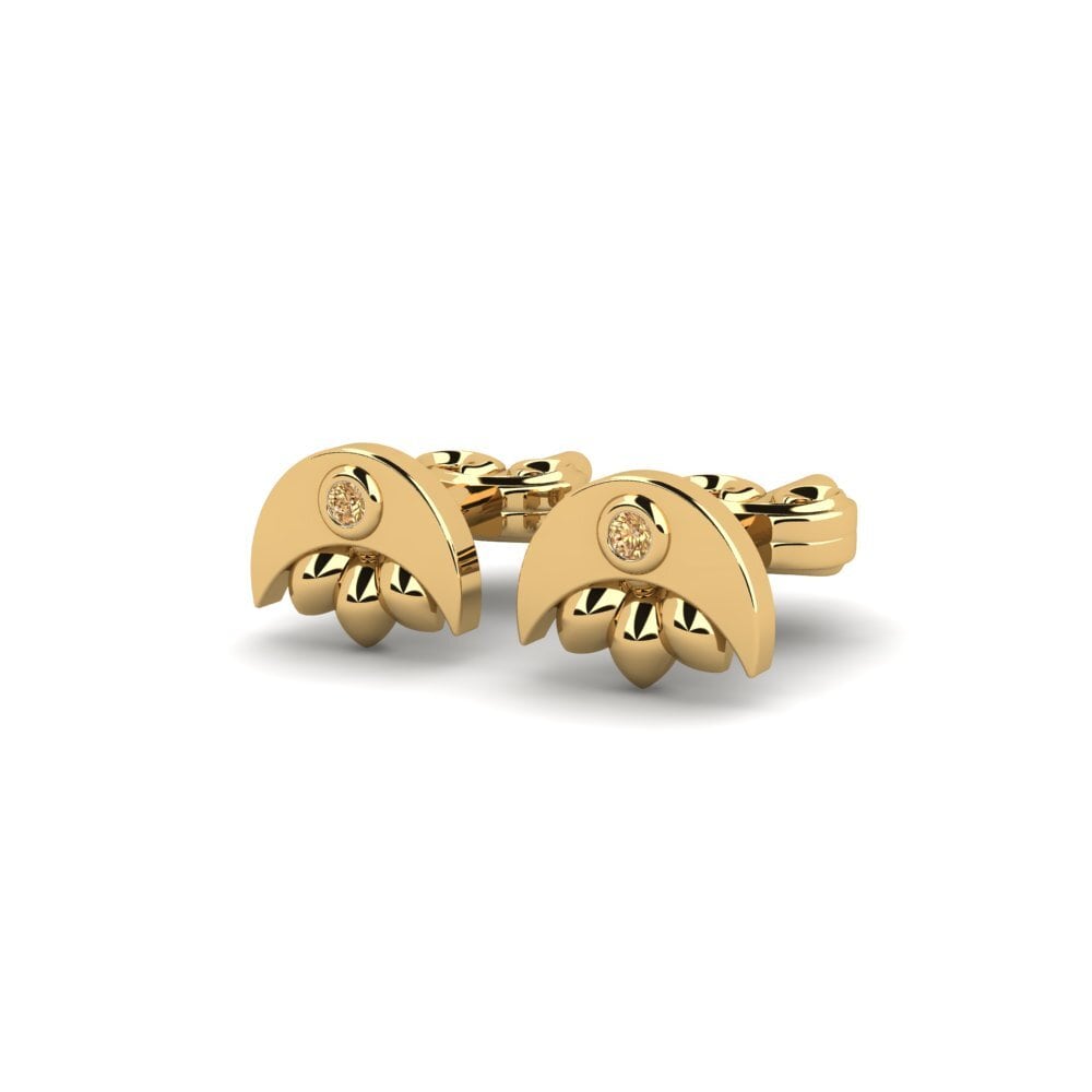 Diamant Brun Boucle d'oreille femme Kennel