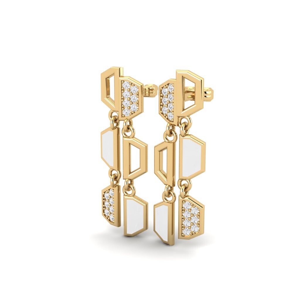 White sapphire Women's Earring Kindwrition