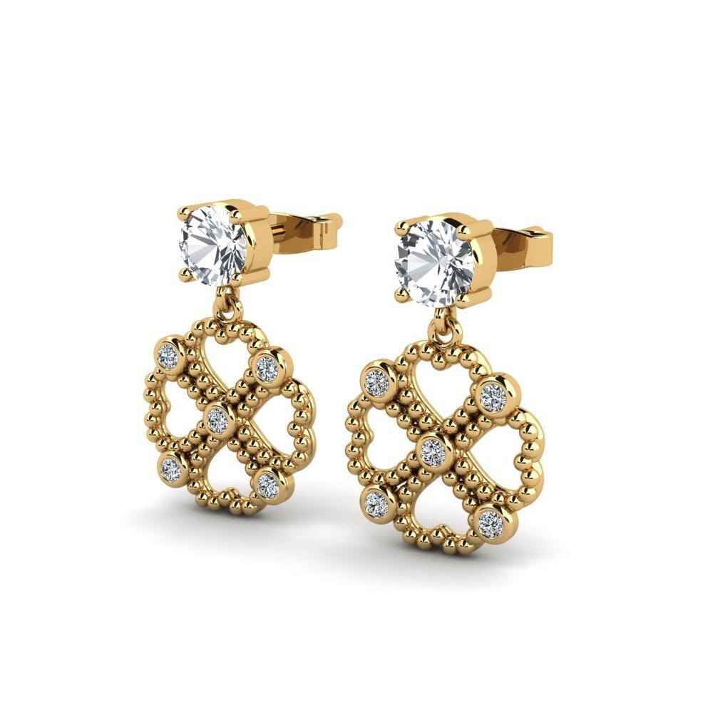 White Zircon Women's Earring Dita