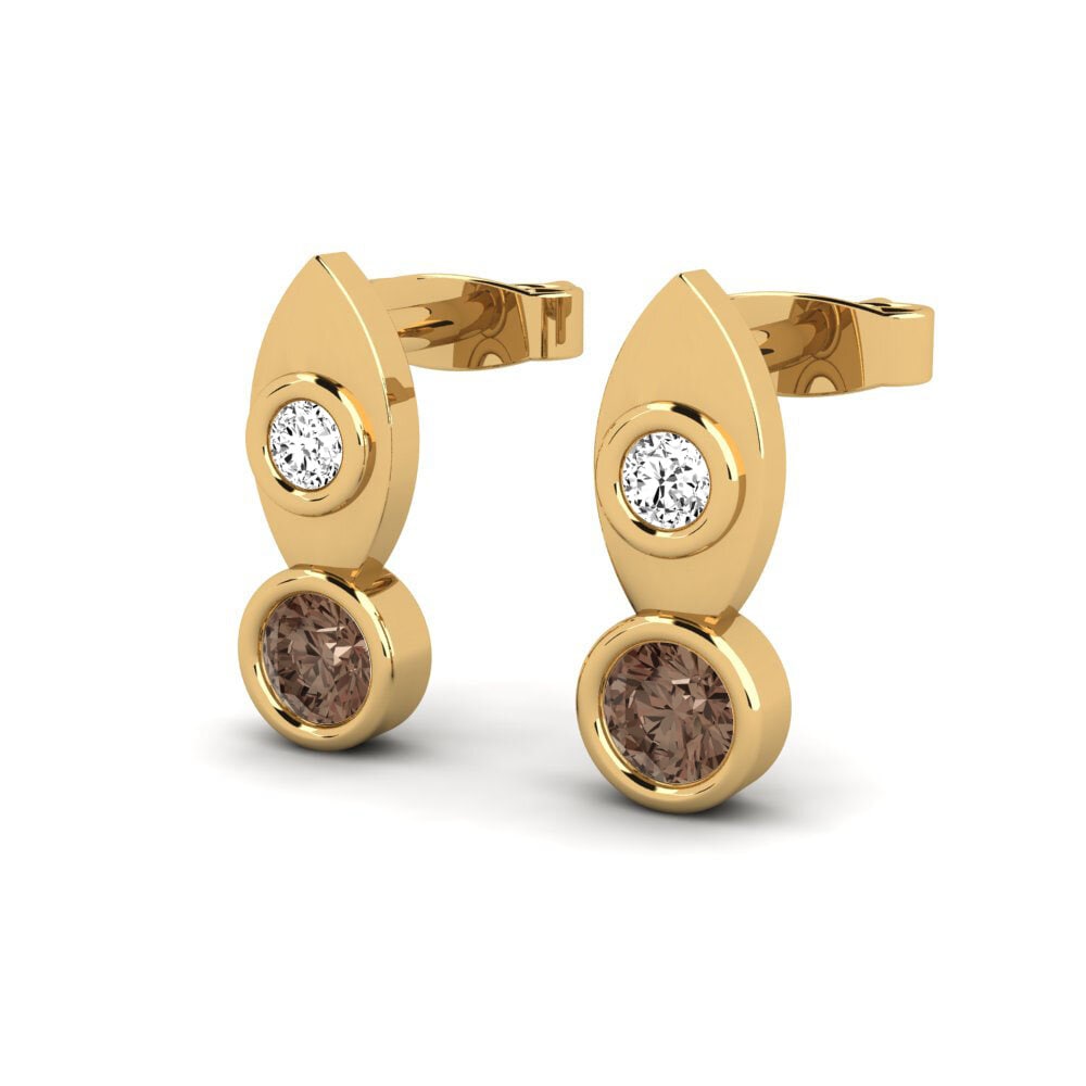 Smoky Quartz Women's Earring Grutch