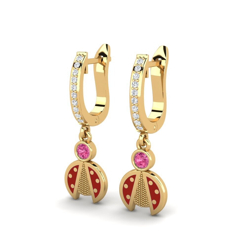Pink Tourmaline Women's Earring Hoyden