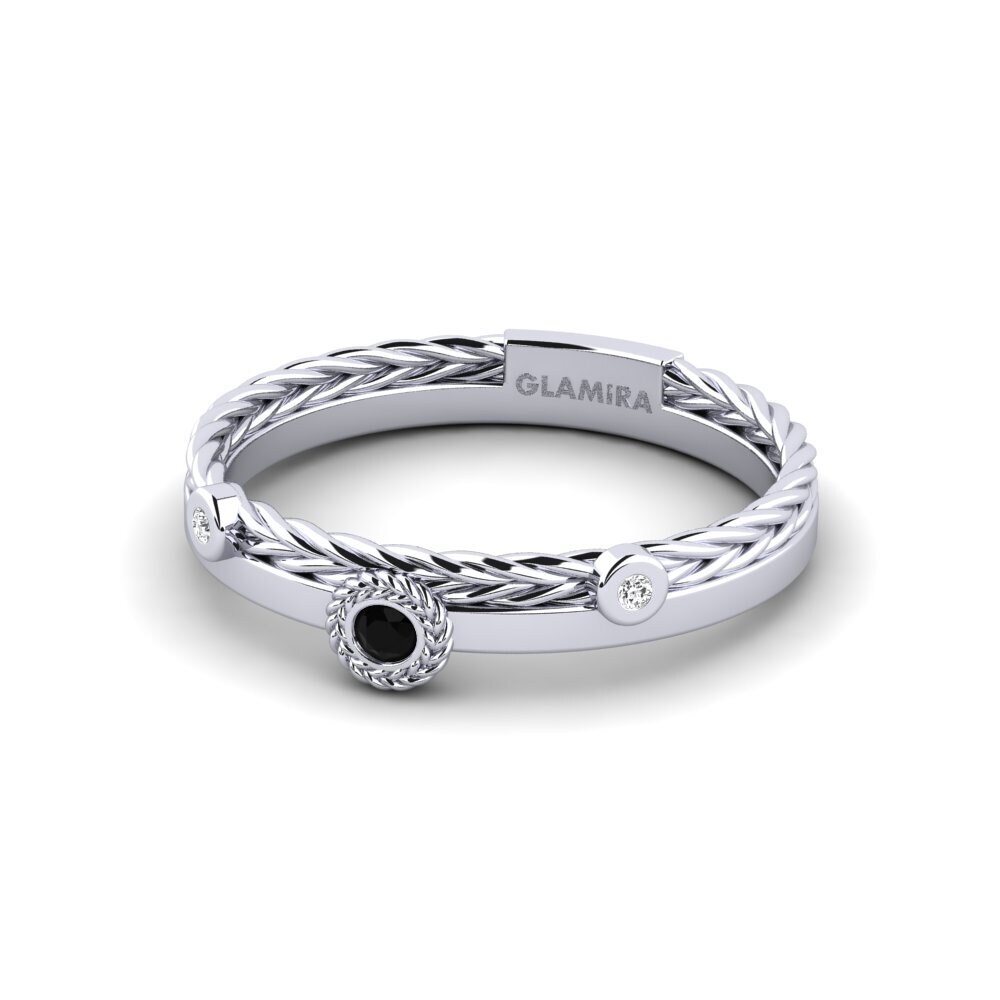 Diamante Negro Anel Alcosta