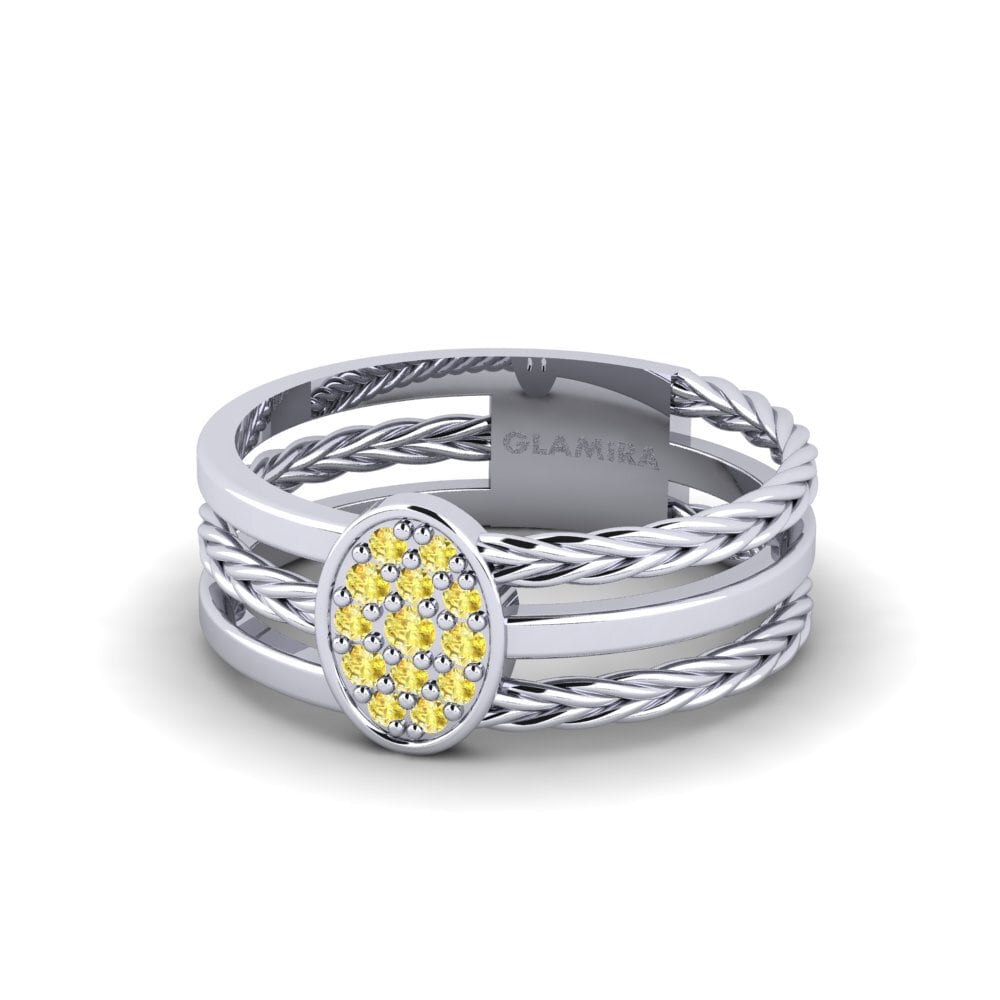 Yellow Sapphire Ring Comejp