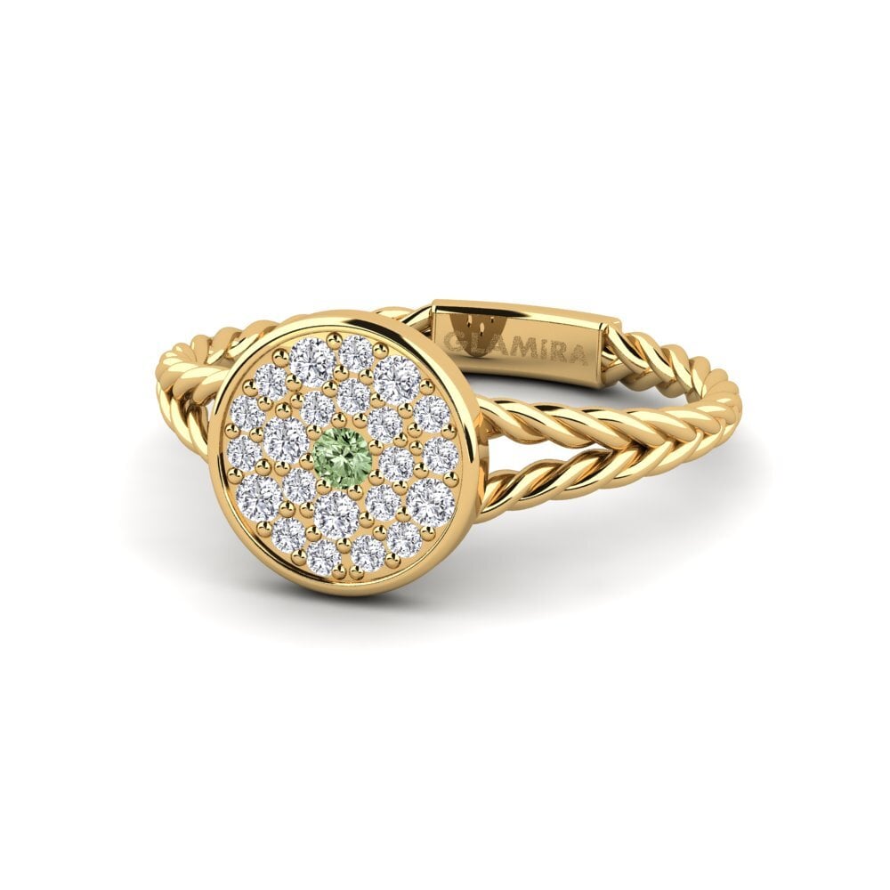 Green Diamond Ring Crease