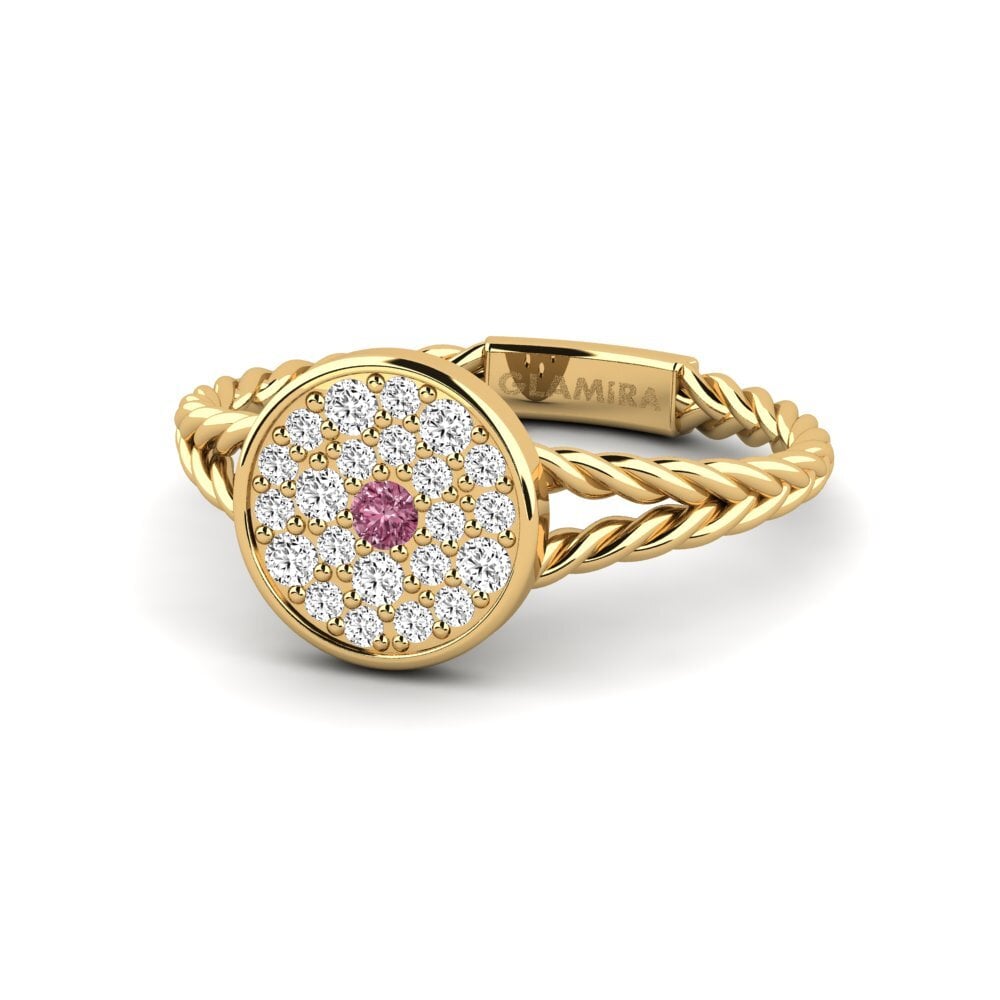 Rhodolite Garnet Ring Crease