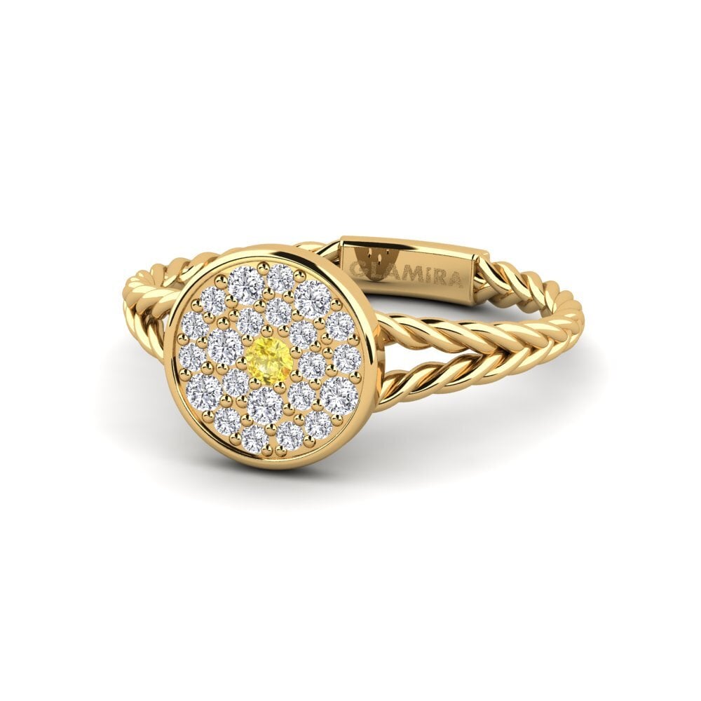 Yellow Sapphire Ring Crease