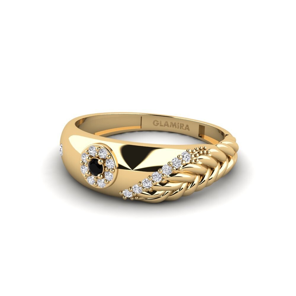 Zafiro negro Anillo Iggabi