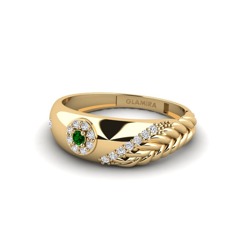 Zircônia Verde Anel Iggabi