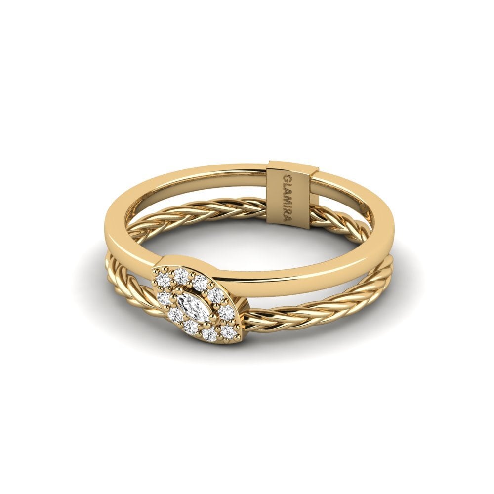Moissanite Anel Pyarrai
