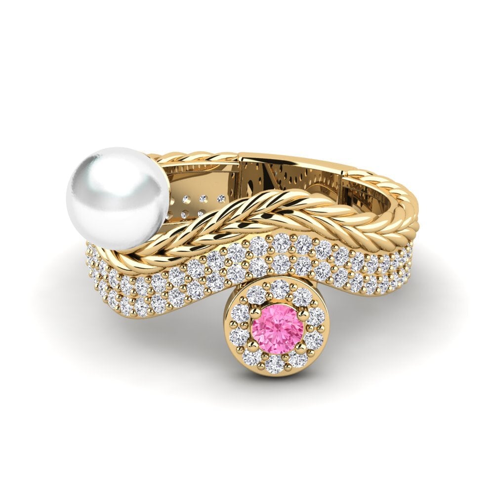 Zafiro Rosado Anillo Quvonch