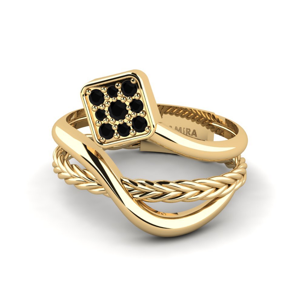 Zafiro negro Anillo Reelpack