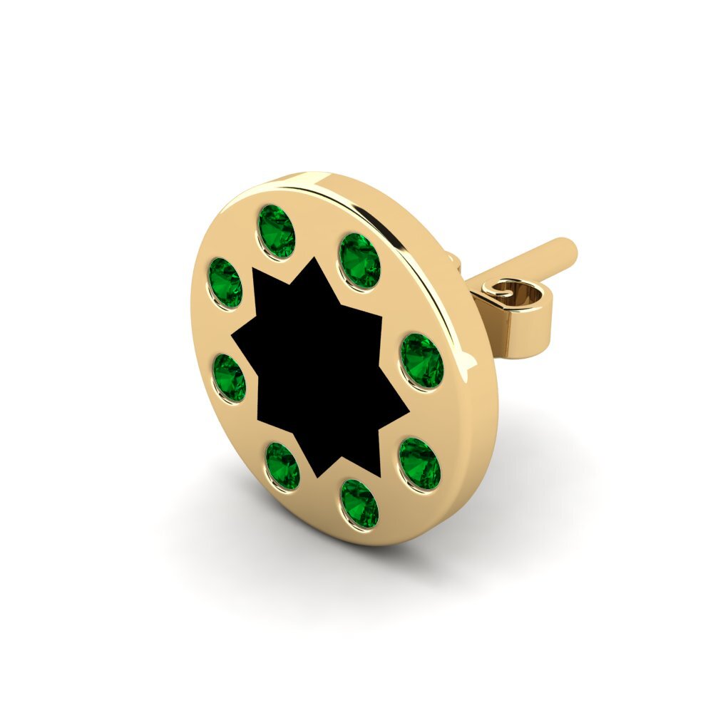 Circonita Verde Pendiente para hombre Allouns