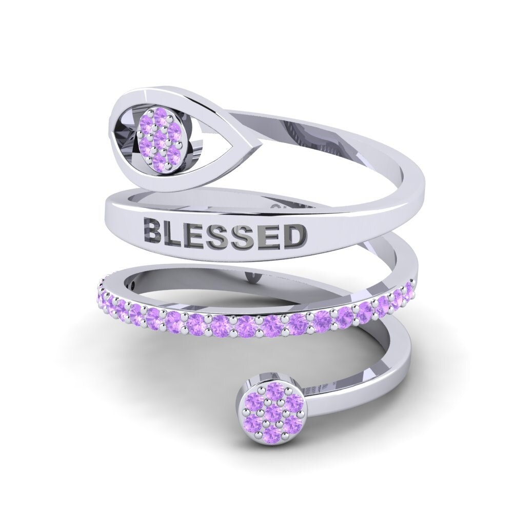 Palladium 950 Amethyst Ringe Authoritative