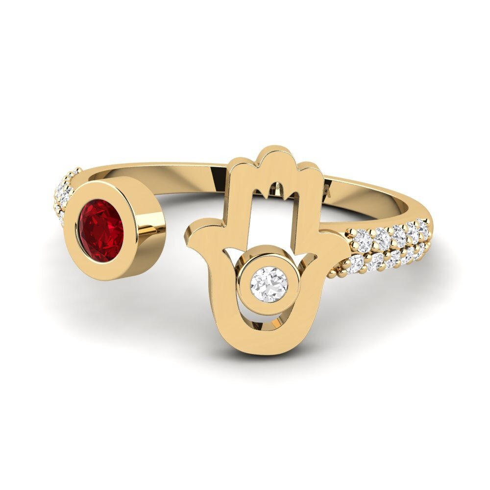Circonita Roja Anillo Unistus