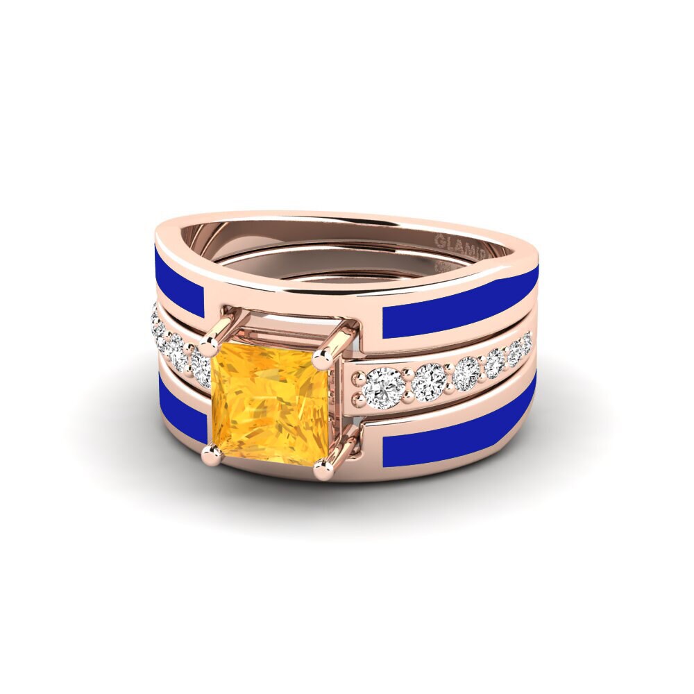 Citrin Ring Andode SET