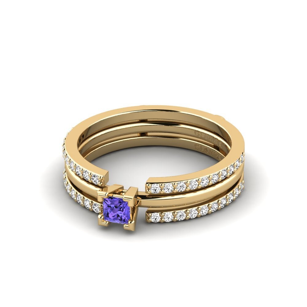 Tanzanita Anillo Brave SET