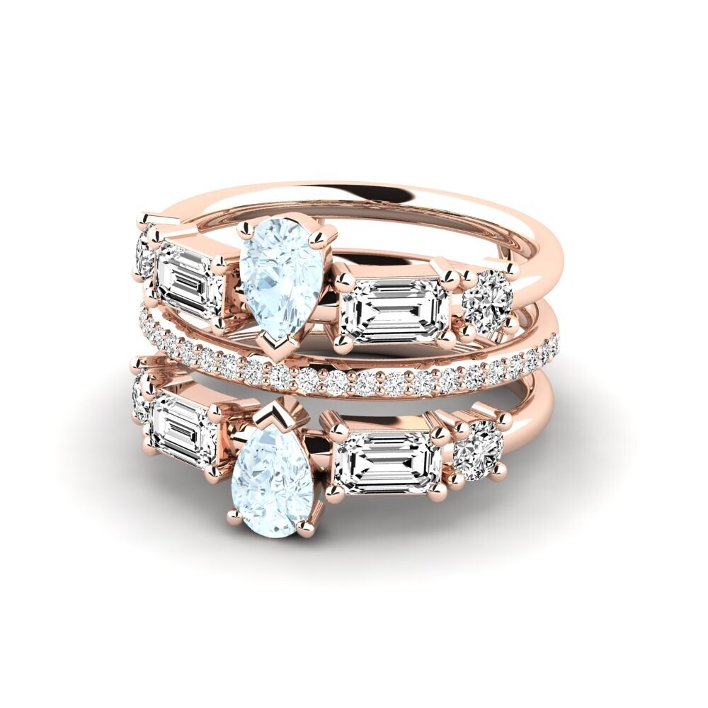 Aquamarine Ring Ethicas SET